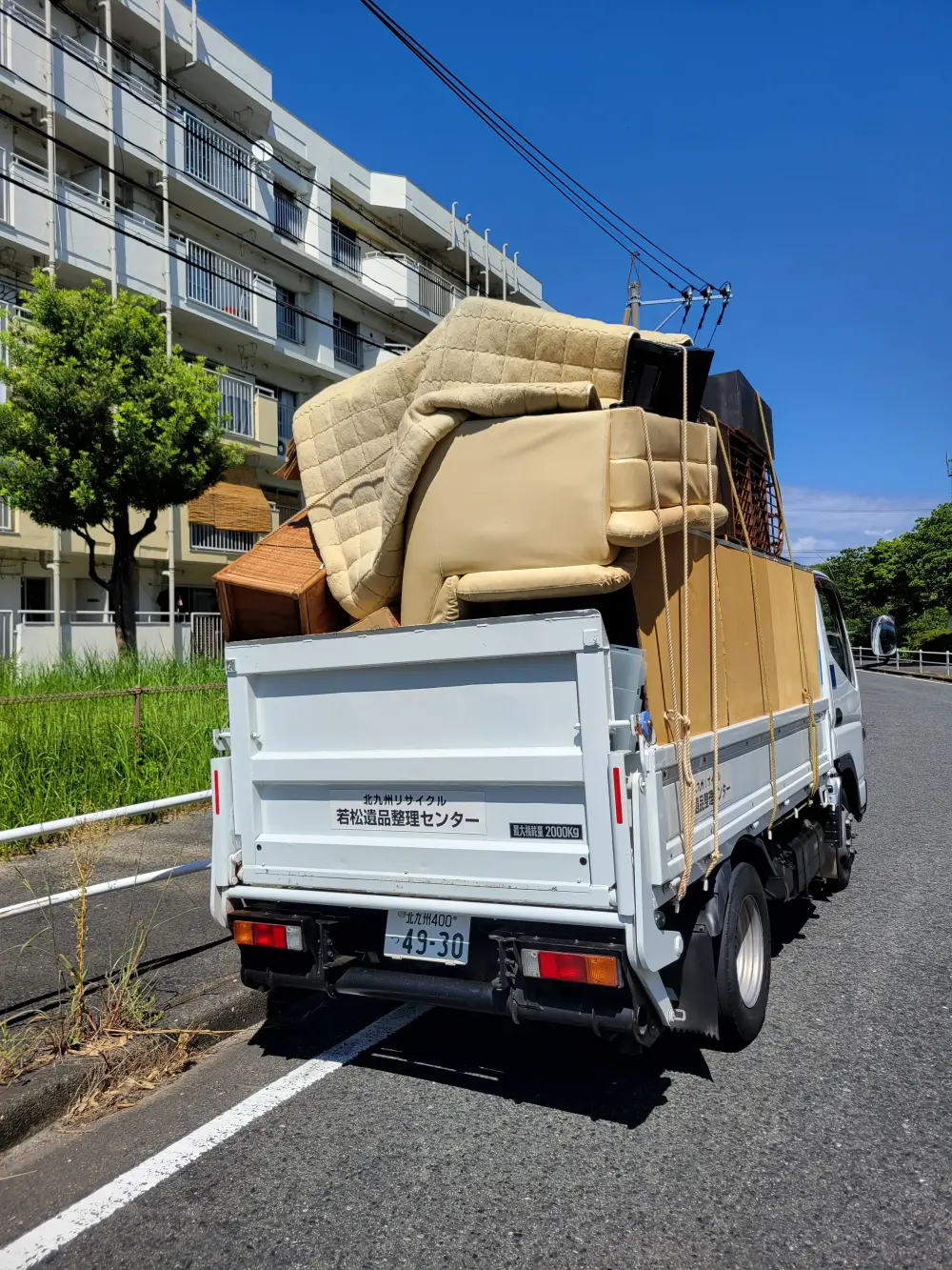 北九州市若松区の市営団地の粗大ごみ、不用品・廃品回収の回収引き取りご依頼をいただきました 画像10