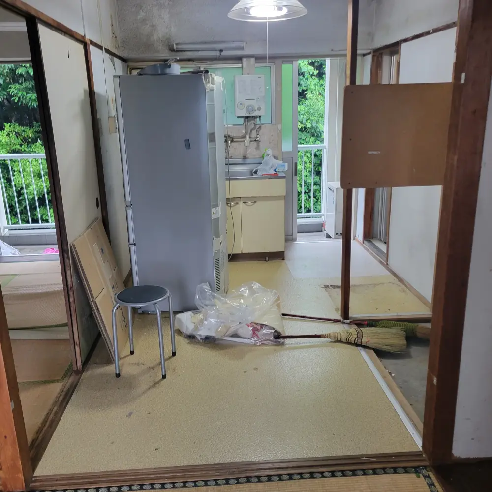 北九州市 八幡西区市営団地の粗大ゴミ回収の依頼を頂きました 画像5