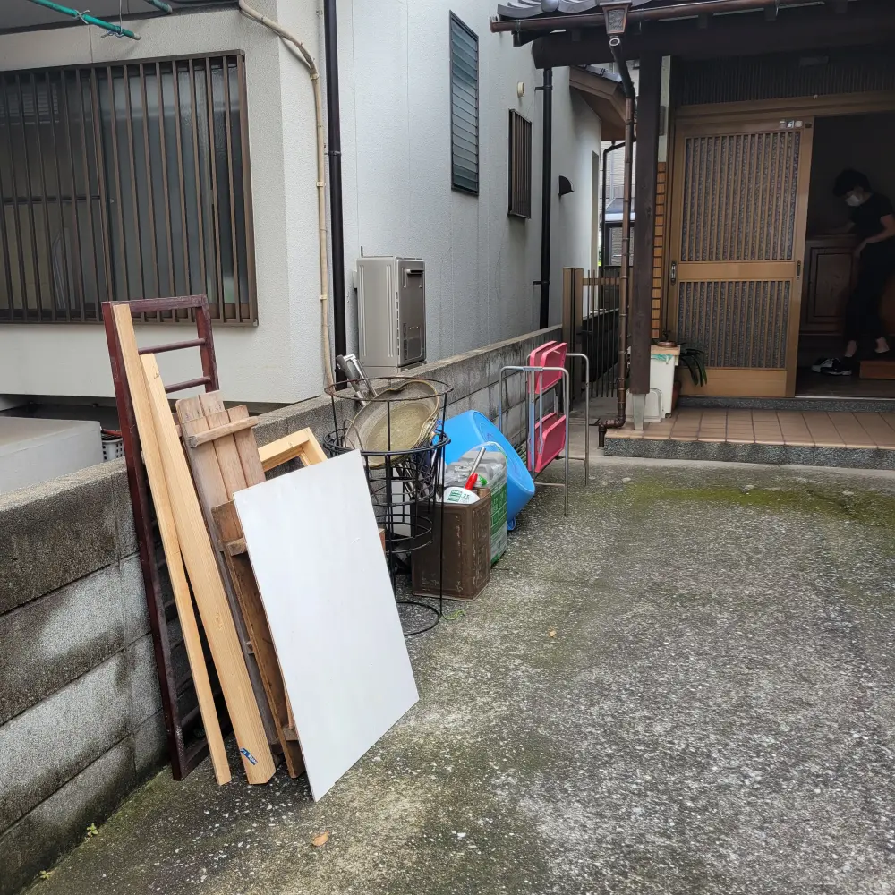 北九州市 若松区一軒家の粗大ゴミ回収のご依頼を頂きました 画像1